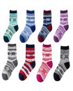 winter 1-12 Years Thick Thermal Unisex children's socks warm wool Blended socks 8 pairs